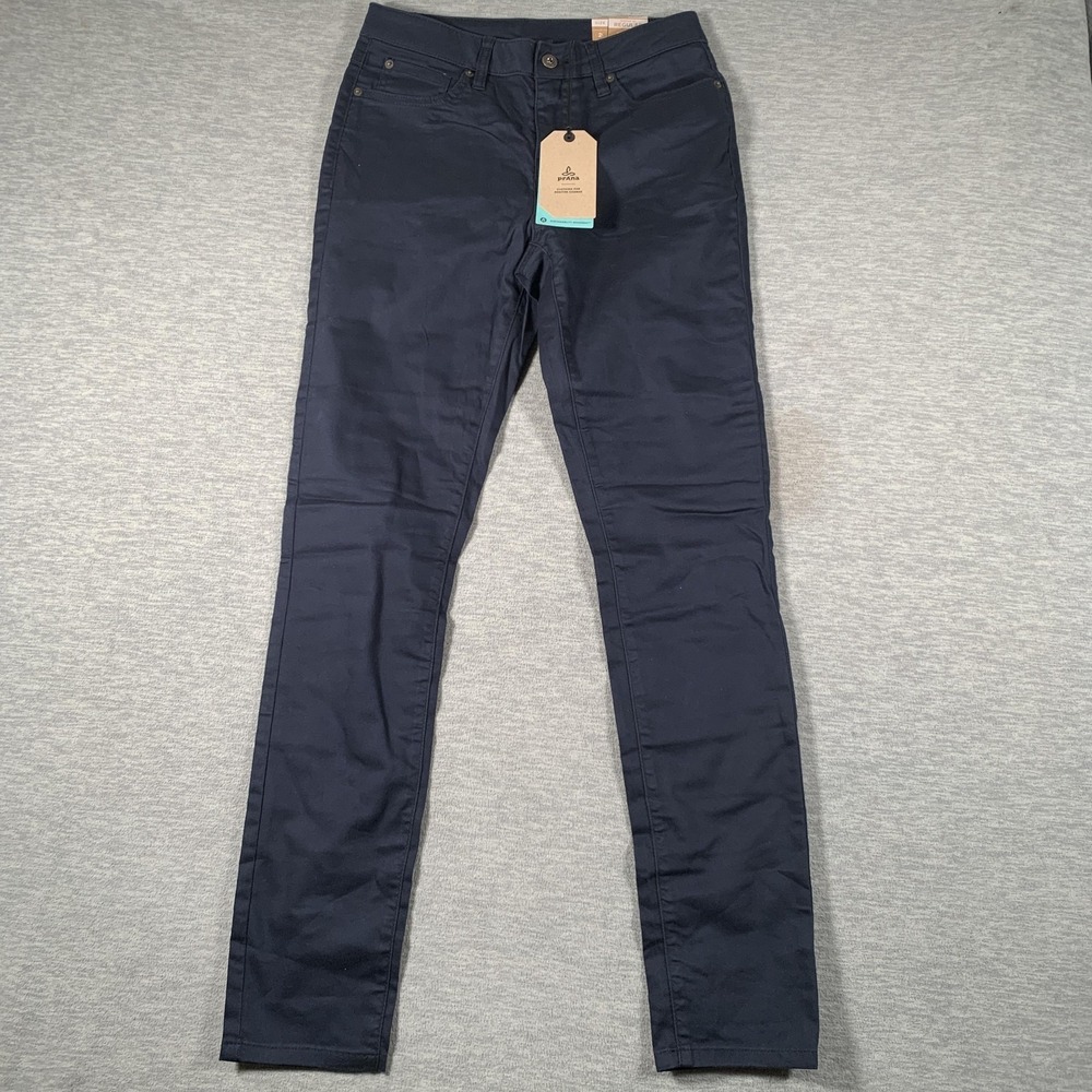 PrAna Kayla High Rise Jeans Womens 2/26 Indie Blue Skinny Stretch‎ Denim
